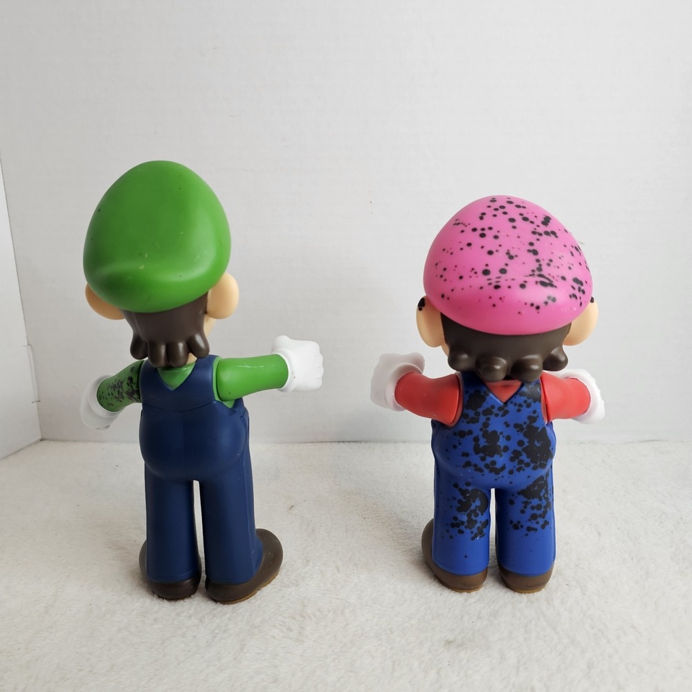 Nintendo Super Mario Luigi 9" Vinyl Figure Lot 2006 2007 Banpresto Official Vtg - Picture 4 of 8